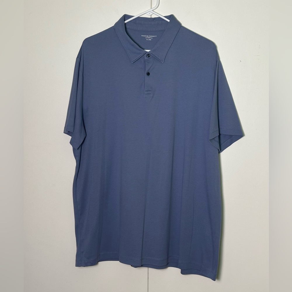 Charles Tyrwhitt Smart Polo - Steel Blue - XXL